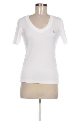 Γυναικεία μπλούζα Calvin Klein Jeans, Μέγεθος M, Χρώμα Λευκό, Τιμή 69,99 €