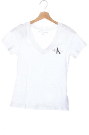 Γυναικεία μπλούζα Calvin Klein Jeans, Μέγεθος XS, Χρώμα Λευκό, Τιμή 69,99 €