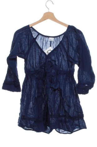 Γυναικεία μπλούζα Gina Tricot, Μέγεθος XS, Χρώμα Μπλέ, Τιμή 12,99 €