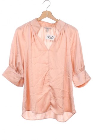 Bluzka damska H&M, Rozmiar XS, Kolor Popielaty róż, Cena 62,99 zł