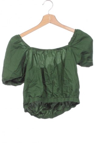 Дамска блуза H&M, Размер XS, Цвят Зелен, Цена 19,04 лв.