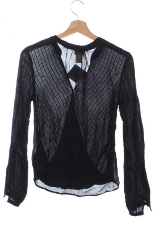 Bluză de femei H&M, Mărime XS, Culoare Negru, Preț 49,87 Lei