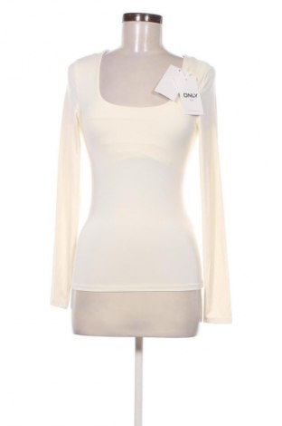 Damen Shirt ONLY, Größe S, Farbe Ecru, Preis 31,99 €