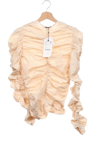 Damen Shirt Zara, Größe S, Farbe Beige, Preis 31,71 €