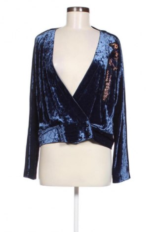 Bluză de femei Zara, Mărime M, Culoare Albastru, Preț 37,99 Lei