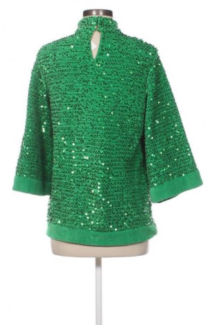 Дамска блуза Zara, Размер M, Цвят Зелен, Цена 24,99 лв.