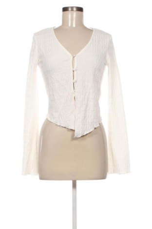 Дамска жилетка Gina Tricot, Размер M, Цвят Бял, Цена 25,99 лв.