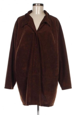 Damenbluse Daxon, Größe 5XL, Farbe Braun, Preis 12,79 €