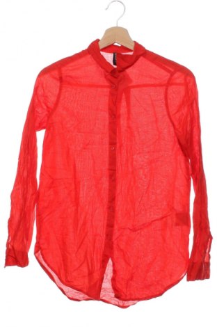Damenbluse H&M Divided, Größe XXS, Farbe Rot, Preis 17,99 €