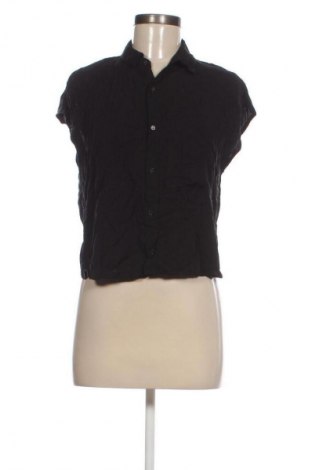 Cămașă de femei Pull&Bear, Mărime S, Culoare Negru, Preț 81,99 Lei