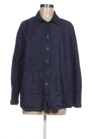 Damenbluse Ulla Popken, Größe XXL, Farbe Blau, Preis 24,99 €