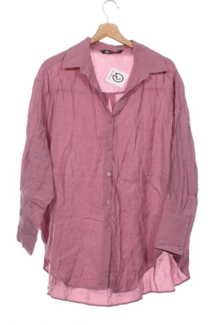 Dámska košeľa  Zara, Veľkosť XS, Farba Fialová, Cena  15,95 €