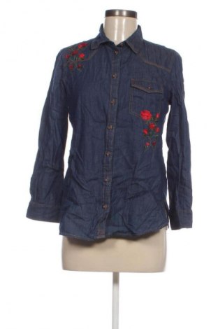 Γυναικείο πουκάμισο Zara, Μέγεθος M, Χρώμα Μπλέ, Τιμή 17,99 €