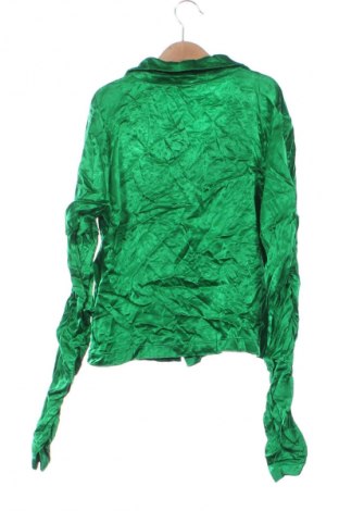 Дамска риза Zara, Размер XS, Цвят Зелен, Цена 27,99 лв.