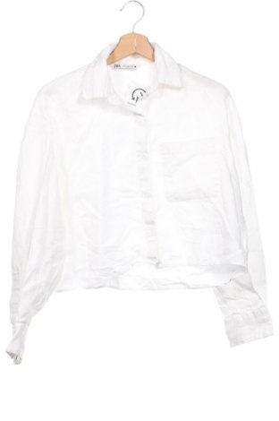 Damenbluse Zara, Größe XS, Farbe Weiß, Preis 13,35 €