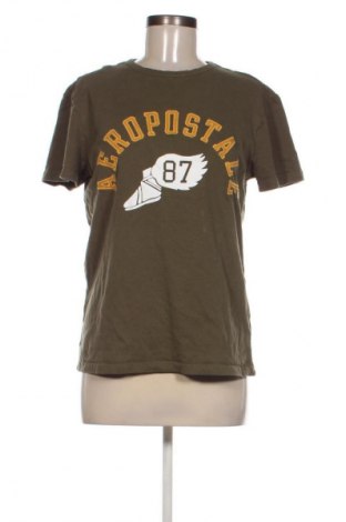 Дамска тениска Aeropostale, Размер M, Цвят Зелен, Цена 26,99 лв.