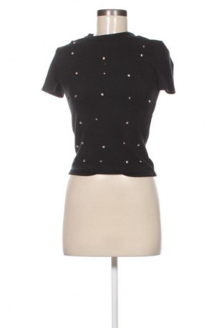 Damski T-shirt Bershka, Rozmiar S, Kolor Czarny, Cena 55,99 zł