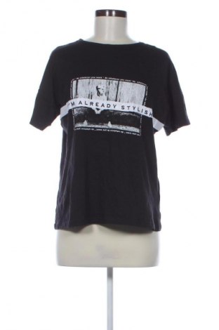 Γυναικείο t-shirt Blue Seven, Μέγεθος L, Χρώμα Μαύρο, Τιμή 11,99 €