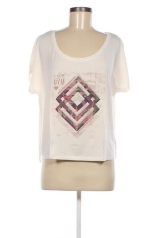 Damski T-shirt Crivit, Rozmiar L, Kolor ecru, Cena 53,72 zł