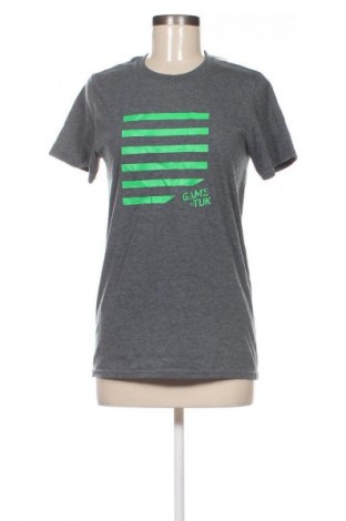 Γυναικείο t-shirt Gildan, Μέγεθος S, Χρώμα Γκρί, Τιμή 10,99 €