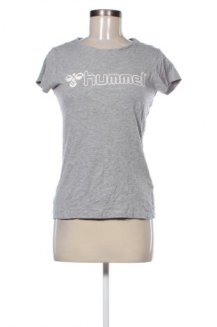 Γυναικείο t-shirt Hummel, Μέγεθος S, Χρώμα Γκρί, Τιμή 9,51 €