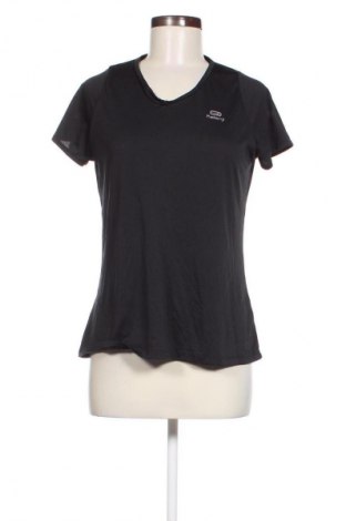 Γυναικείο t-shirt Kalenji, Μέγεθος M, Χρώμα Μαύρο, Τιμή 8,99 €
