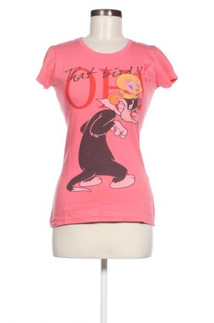 Damen T-Shirt Looney Tunes, Größe M, Farbe Rosa, Preis 8,62 €