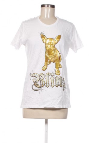 Γυναικείο t-shirt Love Moschino, Μέγεθος M, Χρώμα Λευκό, Τιμή 43,99 €