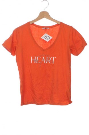 Damski T-shirt Motivi, Rozmiar XS, Kolor Pomarańczowy, Cena 42,85 zł