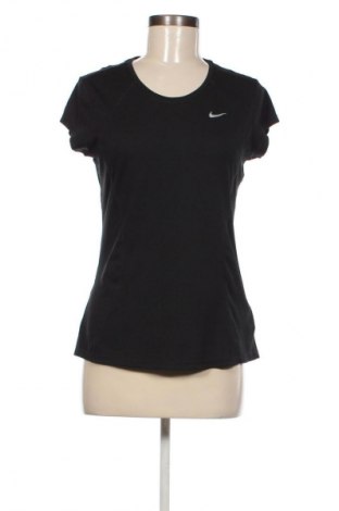 Γυναικείο t-shirt Nike, Μέγεθος M, Χρώμα Μαύρο, Τιμή 17,99 €