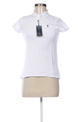 Γυναικείο t-shirt Polo Club, Μέγεθος S, Χρώμα Λευκό, Τιμή 59,99 €