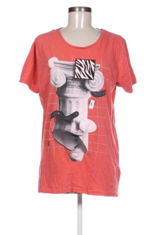 Damen T-Shirt Pull&Bear, Größe L, Farbe Rot, Preis € 8,99