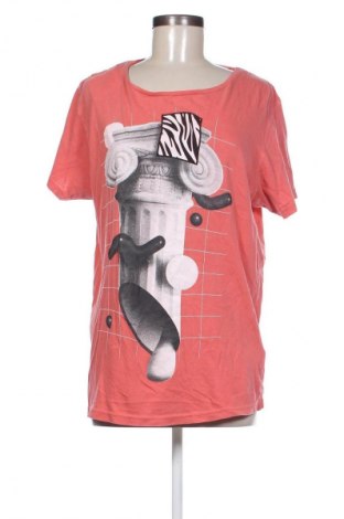 Damski T-shirt Pull&Bear, Rozmiar L, Kolor Czerwony, Cena 38,75 zł