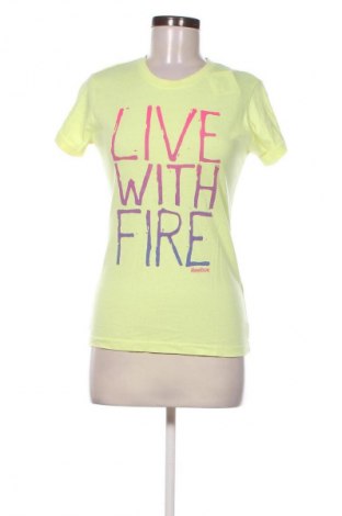 Tricou de femei Reebok, Mărime S, Culoare Galben, Preț 68,30 Lei