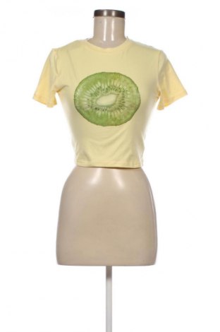 Tricou de femei SHEIN, Mărime S, Culoare Galben, Preț 55,99 Lei