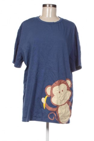 Γυναικείο t-shirt SHEIN, Μέγεθος XXL, Χρώμα Μπλέ, Τιμή 10,99 €