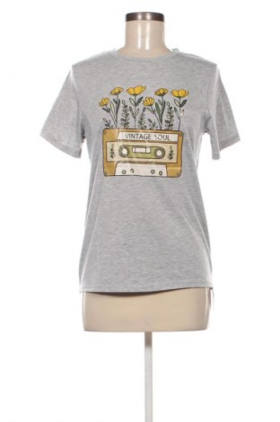 Γυναικείο t-shirt SHEIN, Μέγεθος S, Χρώμα Γκρί, Τιμή 10,99 €