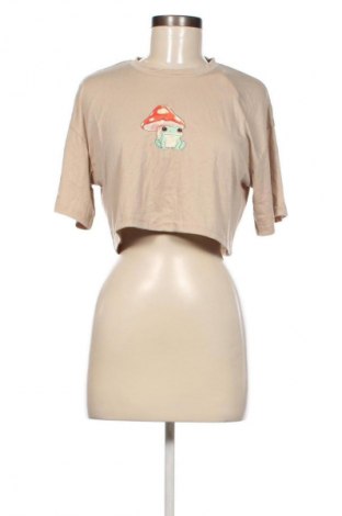 Damski T-shirt SHEIN, Rozmiar M, Kolor Beżowy, Cena 55,99 zł