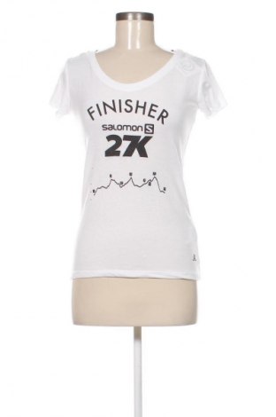 Damen T-Shirt Salomon, Größe S, Farbe Weiß, Preis 17,99 €
