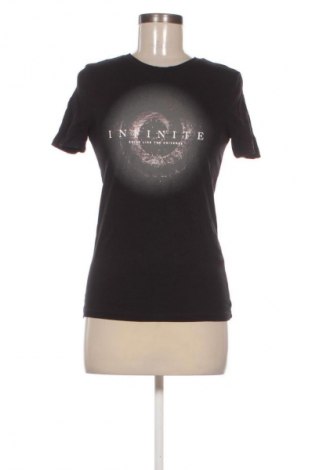 Γυναικείο t-shirt Terranova, Μέγεθος S, Χρώμα Μαύρο, Τιμή 10,99 €