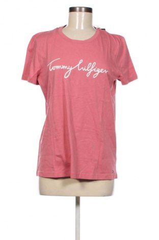 Дамска тениска Tommy Hilfiger, Размер L, Цвят Розов, Цена 77,99 лв.