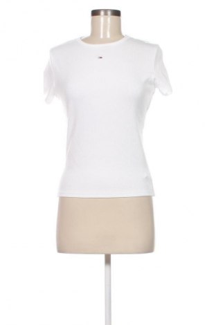 Γυναικείο t-shirt Tommy Jeans, Μέγεθος M, Χρώμα Λευκό, Τιμή 49,99 €