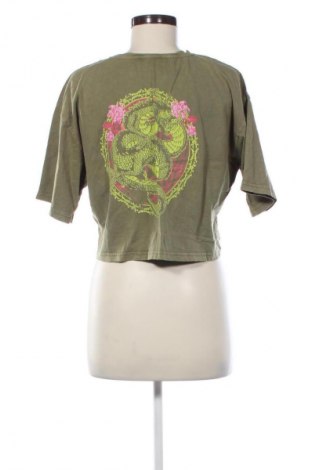 Γυναικείο t-shirt Trendyol, Μέγεθος M, Χρώμα Πράσινο, Τιμή 9,21 €