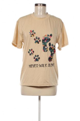 Damen T-Shirt Unbranded, Größe M, Farbe Beige, Preis 11,99 €