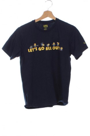 Γυναικείο t-shirt Uniqlo, Μέγεθος XS, Χρώμα Μπλέ, Τιμή 10,24 €