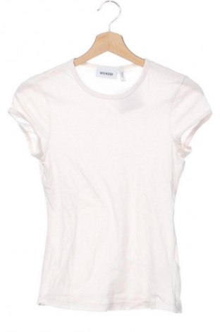 Tricou de femei Weekday, Mărime XS, Culoare Ecru, Preț 78,99 Lei