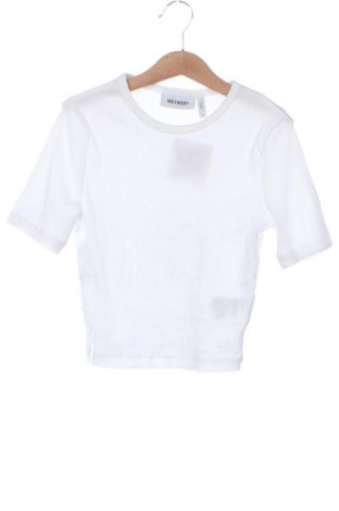 Damen T-Shirt Weekday, Größe XS, Farbe Weiß, Preis € 16,99