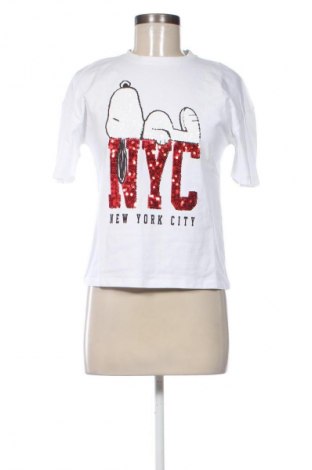 Tricou de femei Zara, Mărime S, Culoare Alb, Preț 30,36 Lei
