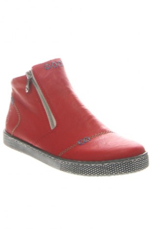 Botine de damă Rieker, Mărime 41, Culoare Roșu, Preț 357,14 Lei