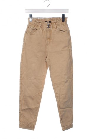 Damskie jeansy Bershka, Rozmiar XS, Kolor Brązowy, Cena 95,99 zł